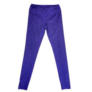 Zella High Rise Purple Space Dye Leggings Size S Yoga Running Gym Athleisure EUC